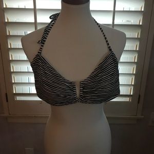 Striped XL bikini top.